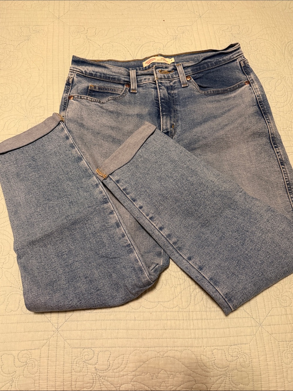 Signature by Levi Strauss Light Blue Boyfriend Jeans